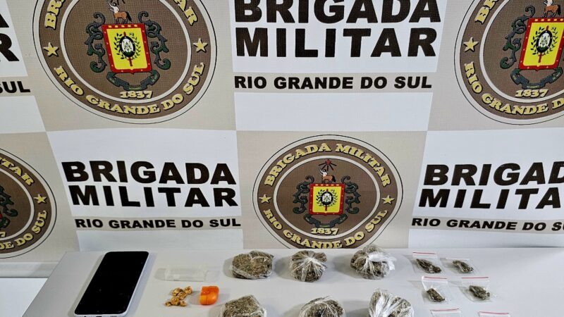 Dois homens são presos por tráfico de drogas em Santo Antônio da Patrulha
