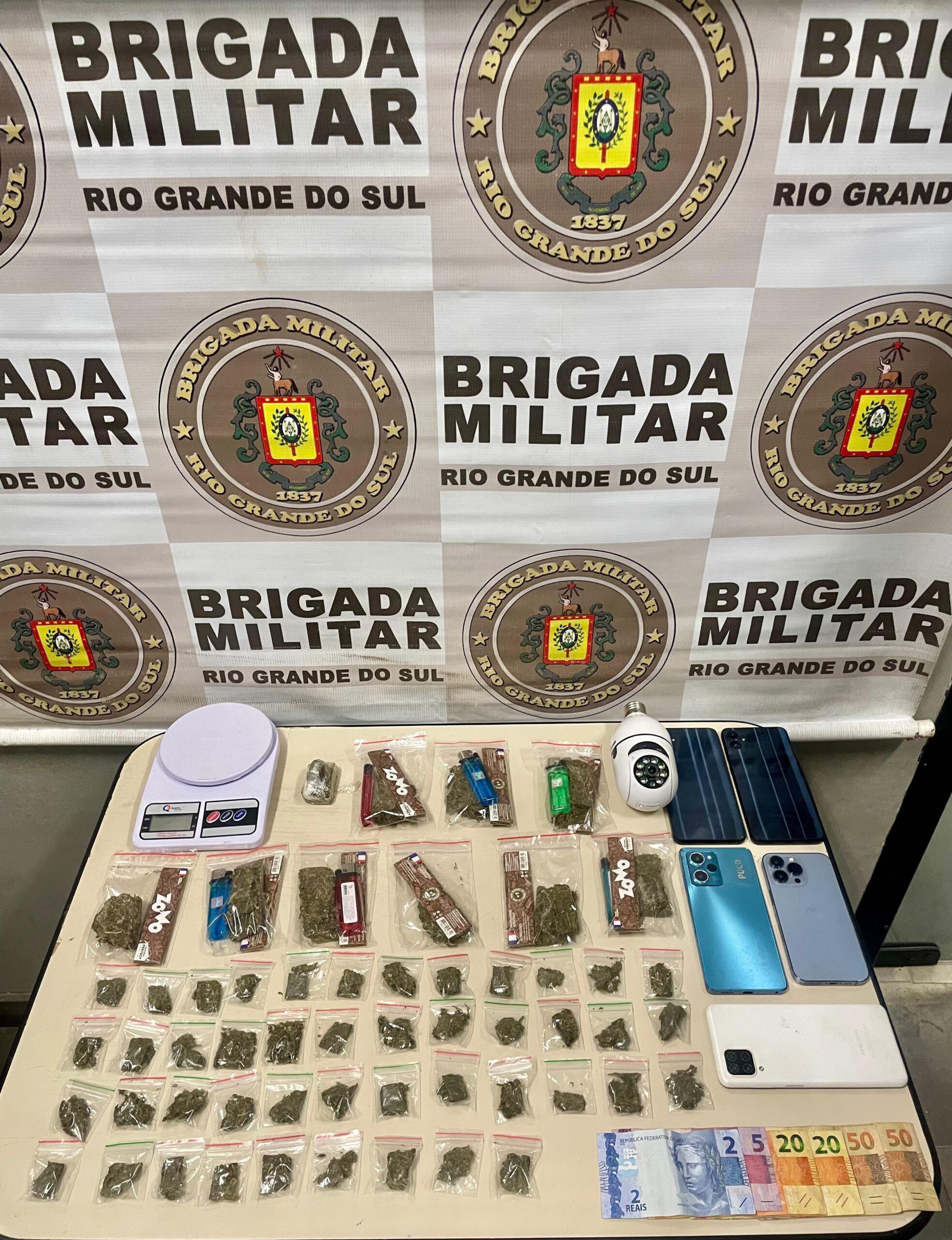 Homem é preso com porções e kits de maconha em Xangri-Lá