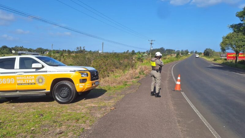ERS-486 passa a ter novo ponto de fiscalização com radar portátil em Terra de Areia