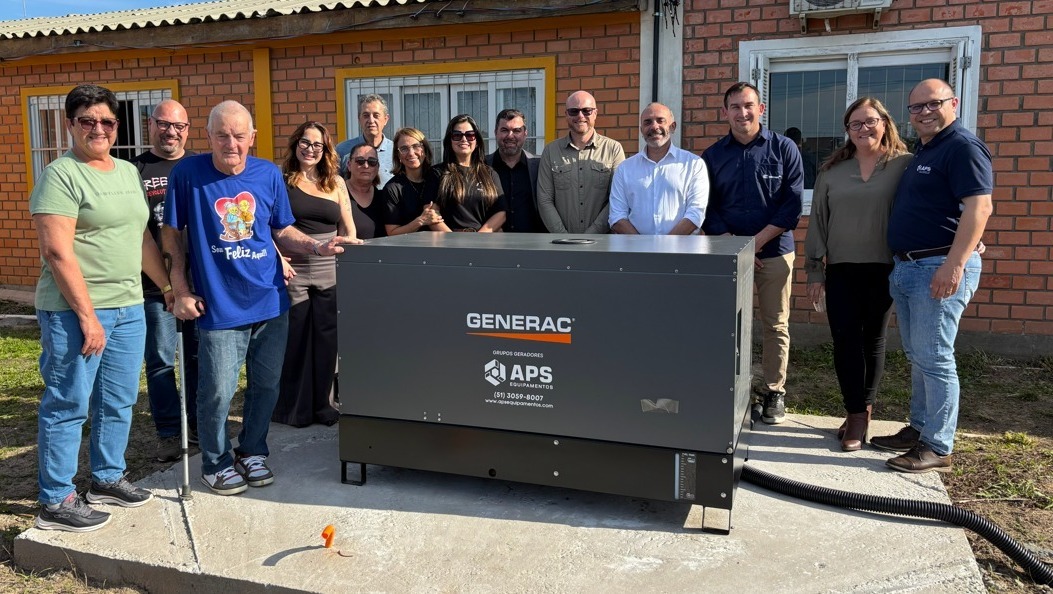 Lar do Idoso de Mostardas recebe gerador de energia por meio de iniciativa da Corsan