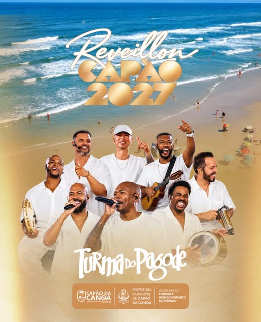 Turma do Pagode é atração confirmada no Réveillon 2027 de Capão da Canoa