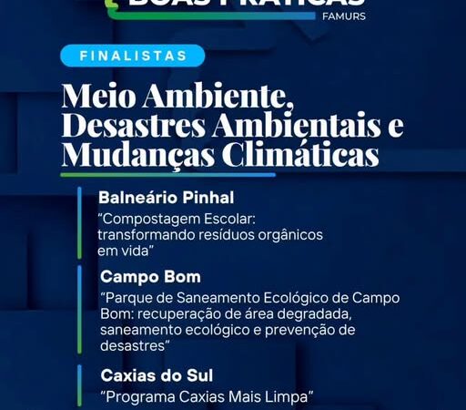 Projeto de compostagem escolar coloca Balneário Pinhal entre os finalistas de prêmio da Famurs