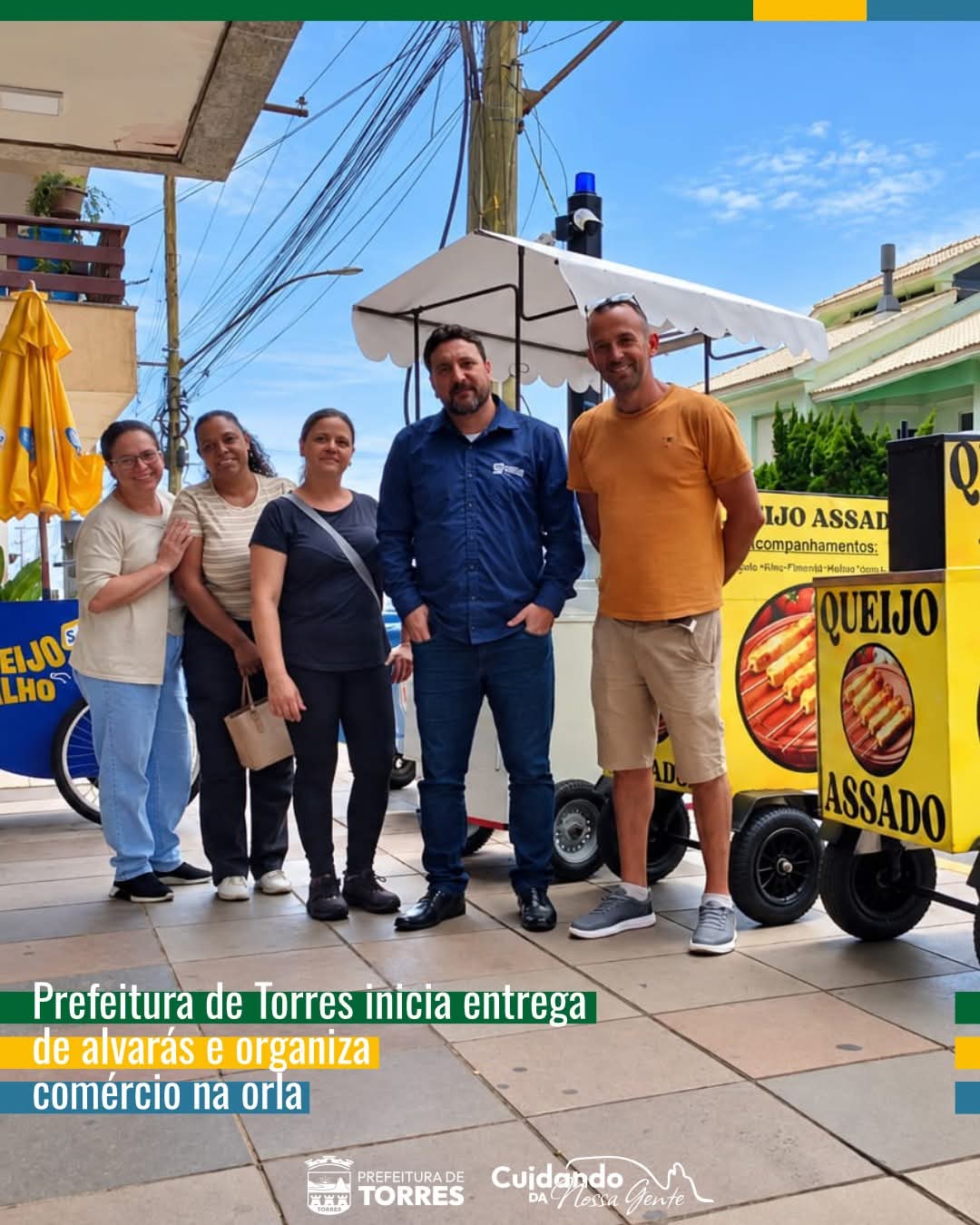 Torres antecipa liberação de ambulantes para atuar nas praias durante o verão 2026/2027
