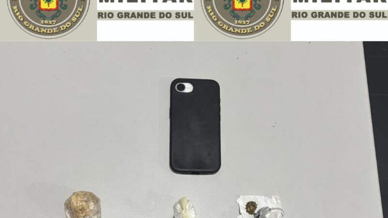 Homem é preso por tráfico de drogas em Osório
