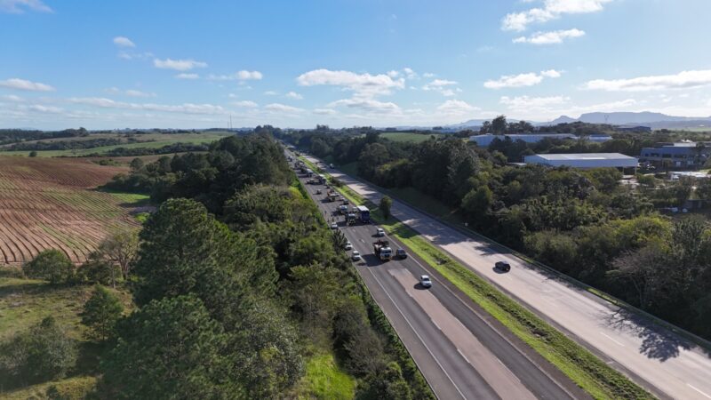 ViaSul realiza manutenção no pavimento da Freeway em Santo Antônio da Patrulha