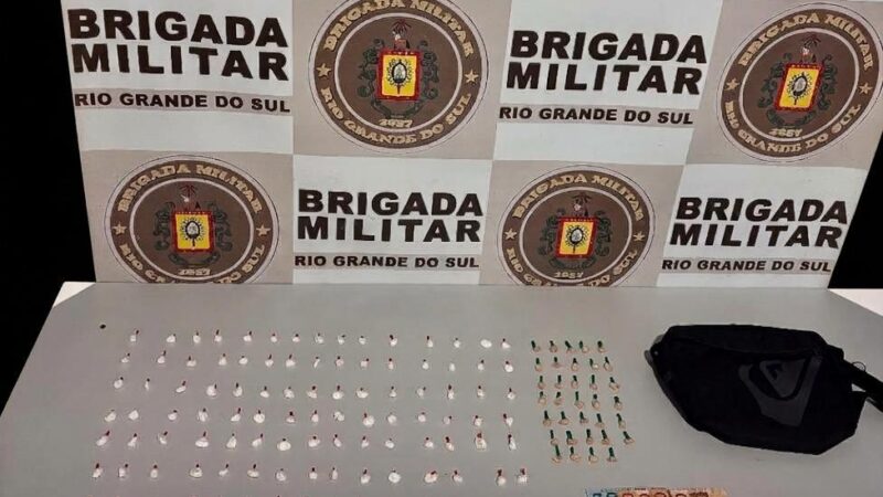 BRIGADA MILITAR APREENDE ADOLESCENTE POR TRÁFICO DE DROGAS EM BALNEÁRIO PINHAL