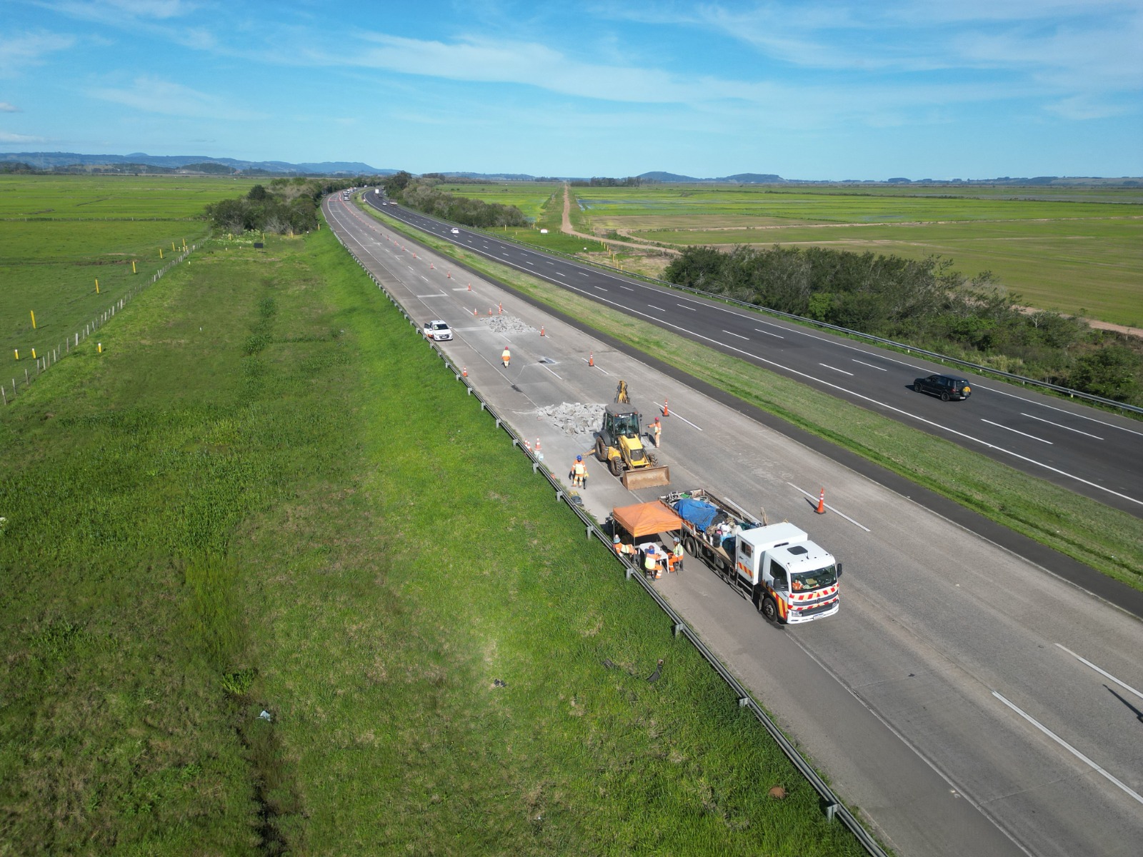 ViaSul avança com serviços de manutenção do pavimento na Freeway