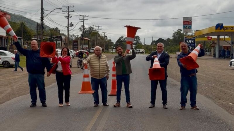 Com presença do vice-governador do Estado, prefeitura de Osório dá início à duplicação da ers030 no bairro Laranjeiras