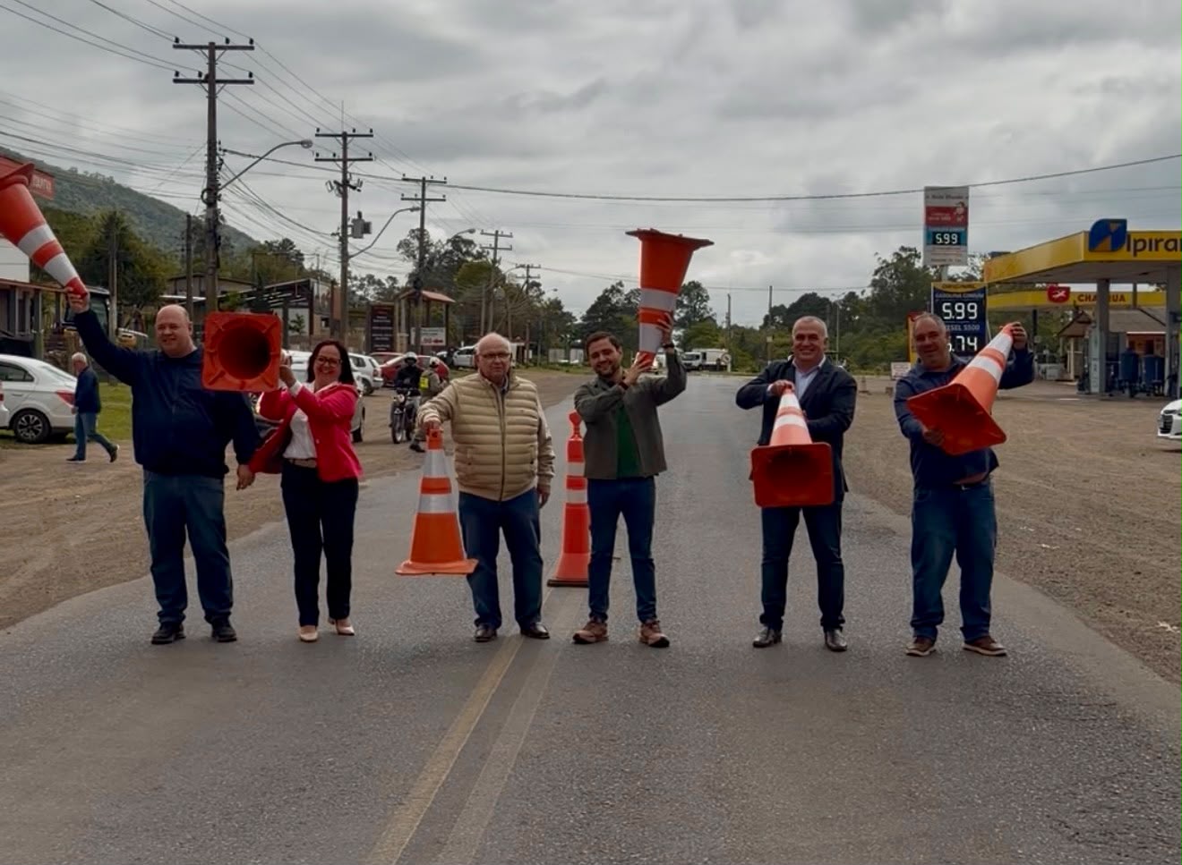 Com presença do vice-governador do Estado, prefeitura de Osório dá início à duplicação da ers030 no bairro Laranjeiras