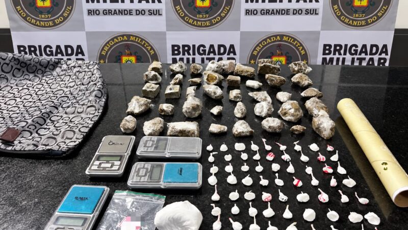 BM prende dois homens e apreende cocaína, maconha e crack em ações contra o tráfico em Tramandaí
