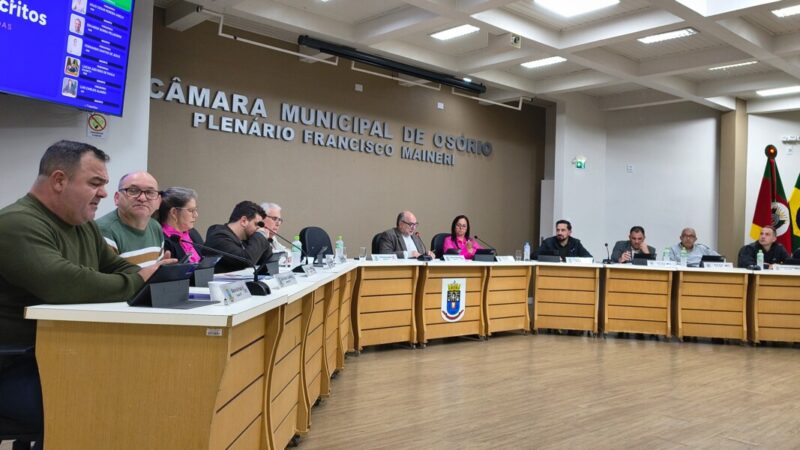 Homenagens marcam a 35ª Sessão Ordinária da Câmara de Osório